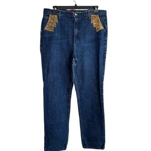 VTG  Rockies High Waisted Classic Western Jeans Womens Denim Sz 19 / 20 XL Rodeo